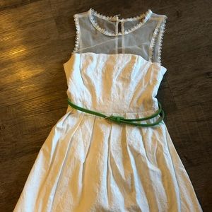 White cocktail dress